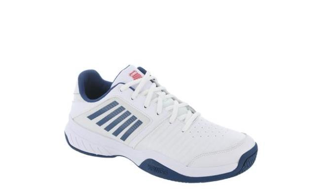 K-Swiss Court Express Wht/Opal/Lollipop Sert Kort Erkek Ayakkabısı - 41.5