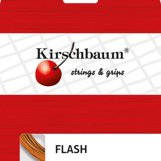 Kirschbaum  Flash 1,25 Turuncu (12 m) Tenis Paket Kordaj