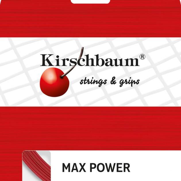 Kirschbaum  Max Power 1,25  Kırmızı (12 m) Tenis Paket Kordaj
