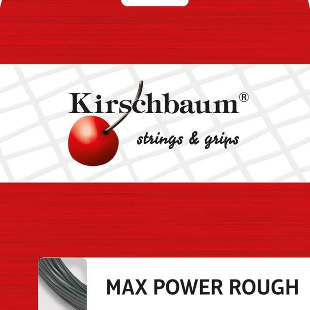 Kirschbaum  Max Power Rough 1,25  Antrasit (12 m) Tenis Paket Kordaj