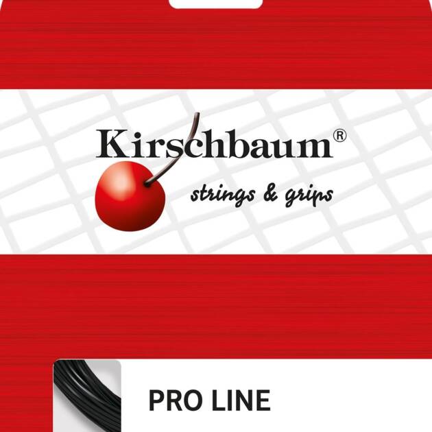 Kirschbaum  Pro Line 1,25  Siyah (12 m) Tenis Paket Kordaj