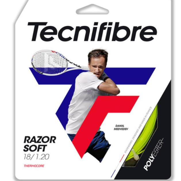 Tecnifibre Razor Soft 1,20 (12m) Lime Tenis Paket Kordaj