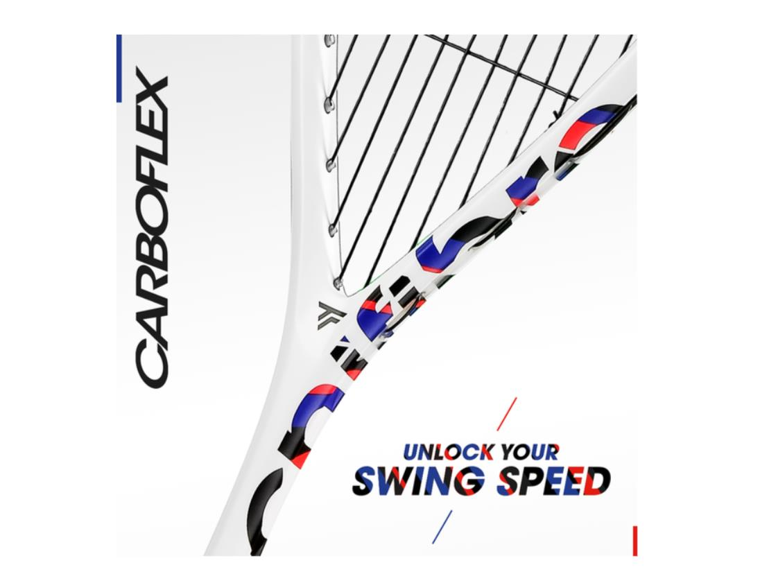 Tecnifibre Carboflex JR V2 (150 GR) Squash Raketi - Görsel 4
