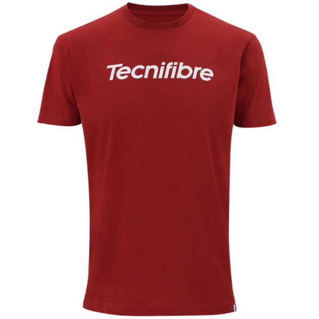 Tecnifibre Cotton Tee Cardinal Renk Çocuk T-Shirt