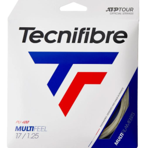 Tecnifibre Multifeel 1,25 (12m) Natural Tenis Paket Kordaj