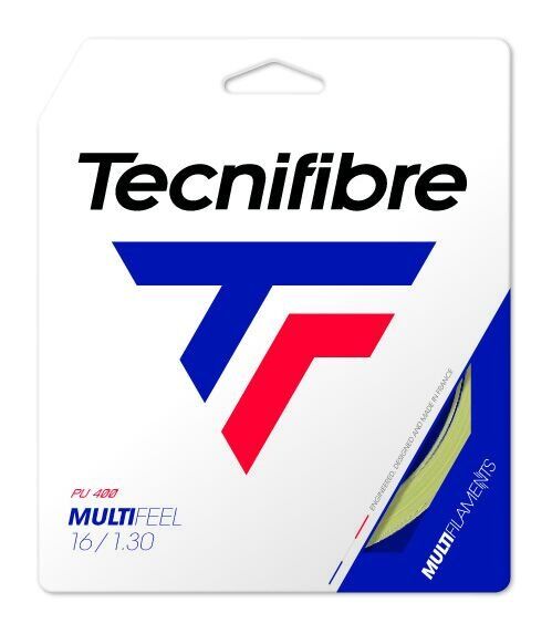 Tecnifibre Multifeel 1,30 ( 12m) Natural Tenis Paket Kordaj