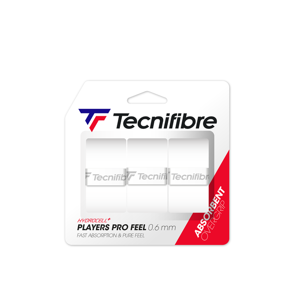 Tecnifibre Players Pro Feel 3'lü (0.6 mm) Overgrip