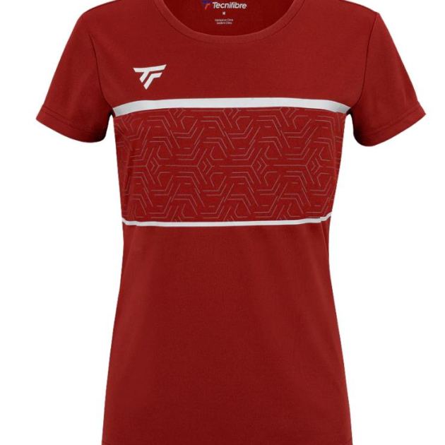 Tecnifibre Tech Tee Cardinal Renk Kadın T-Shirt - xs