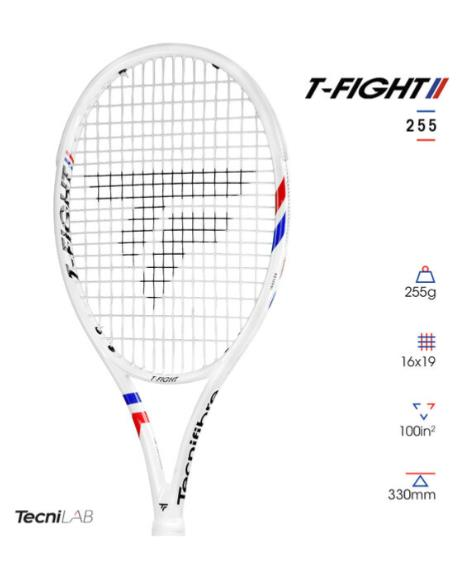 Tecnifibre T-Fight V2 255 (Kordajlı) Yetişkin Tenis Raketi - Grip Size 1 - Görsel 2