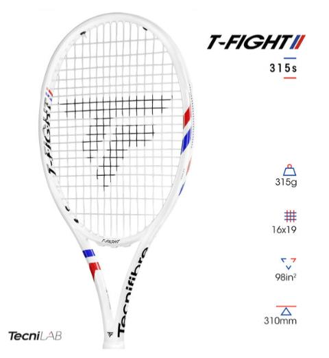 Tecnifibre T-Fight V2 315S Yetişkin Tenis Raketi - Grip Size 2 - Görsel 2
