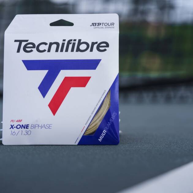 Tecnifibre X-One Biphase Pu 1,30 (12m) Natural Tenis Paket Kordaj